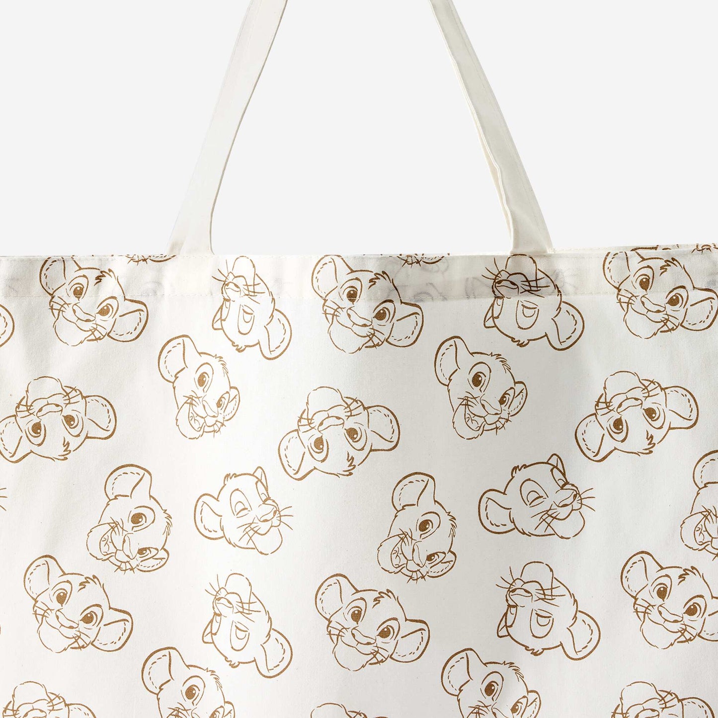XL 'The Lion King' Disney Tote Bag BEIGE