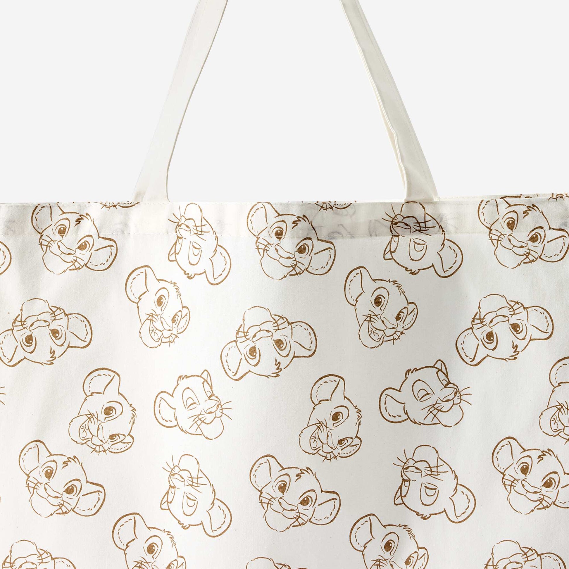 XL 'The Lion King' Disney Tote Bag BEIGE