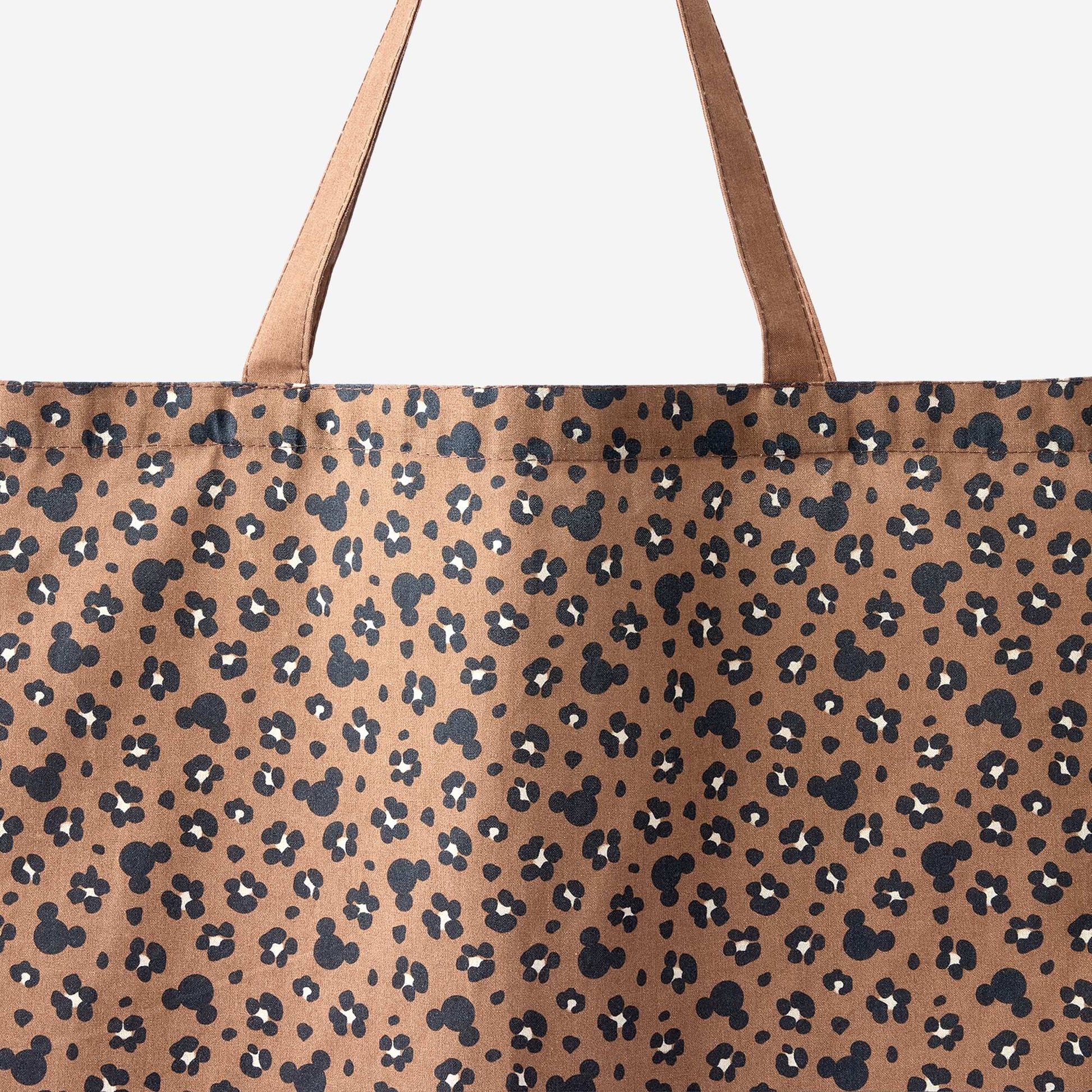 XL 'Mickey' 'Disney' Tote Bag BROWN