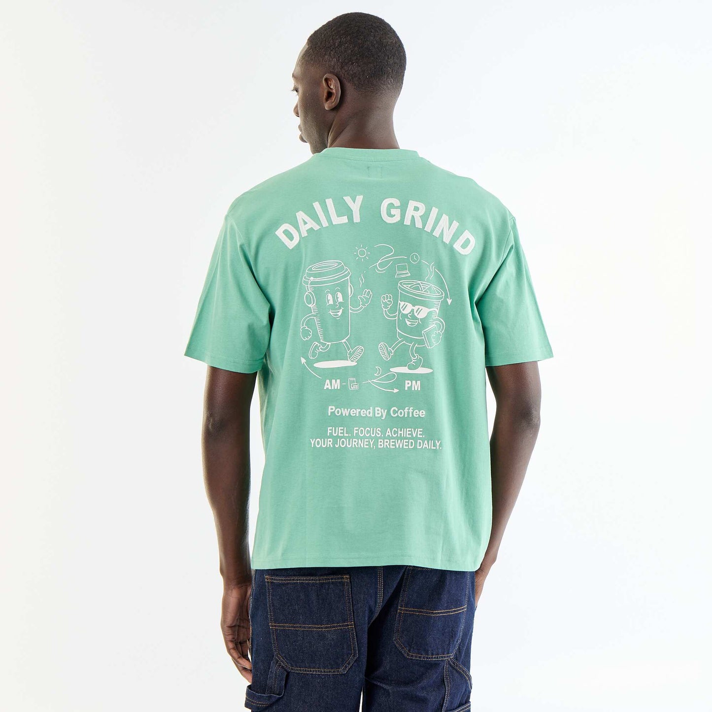 Embroidered Short-Sleeve T-Shirt GREEN