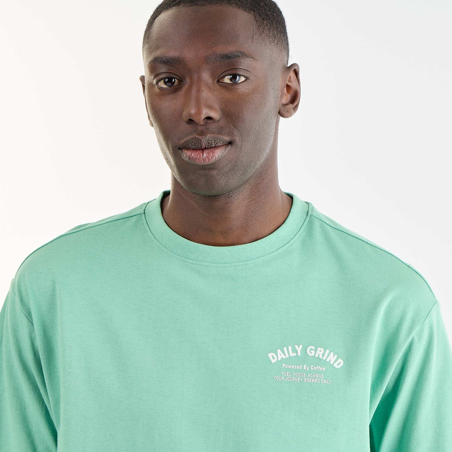 Embroidered Short-Sleeve T-Shirt GREEN