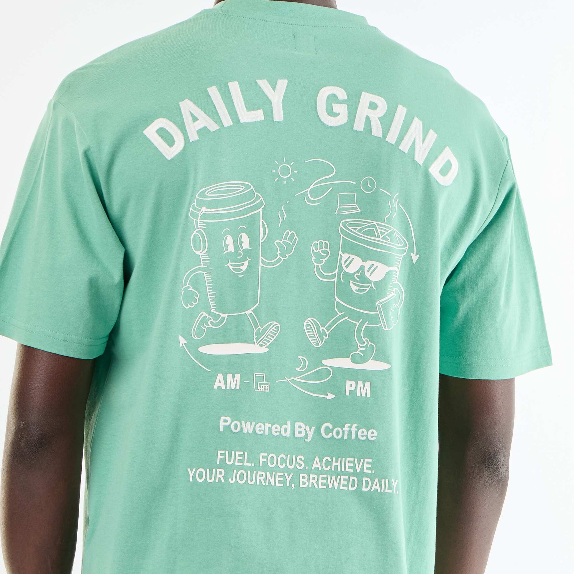 Embroidered Short-Sleeve T-Shirt GREEN