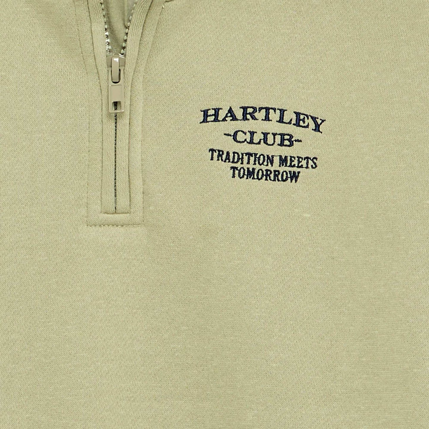 Quarter-Zip Fleece Sweatshirt GREEN