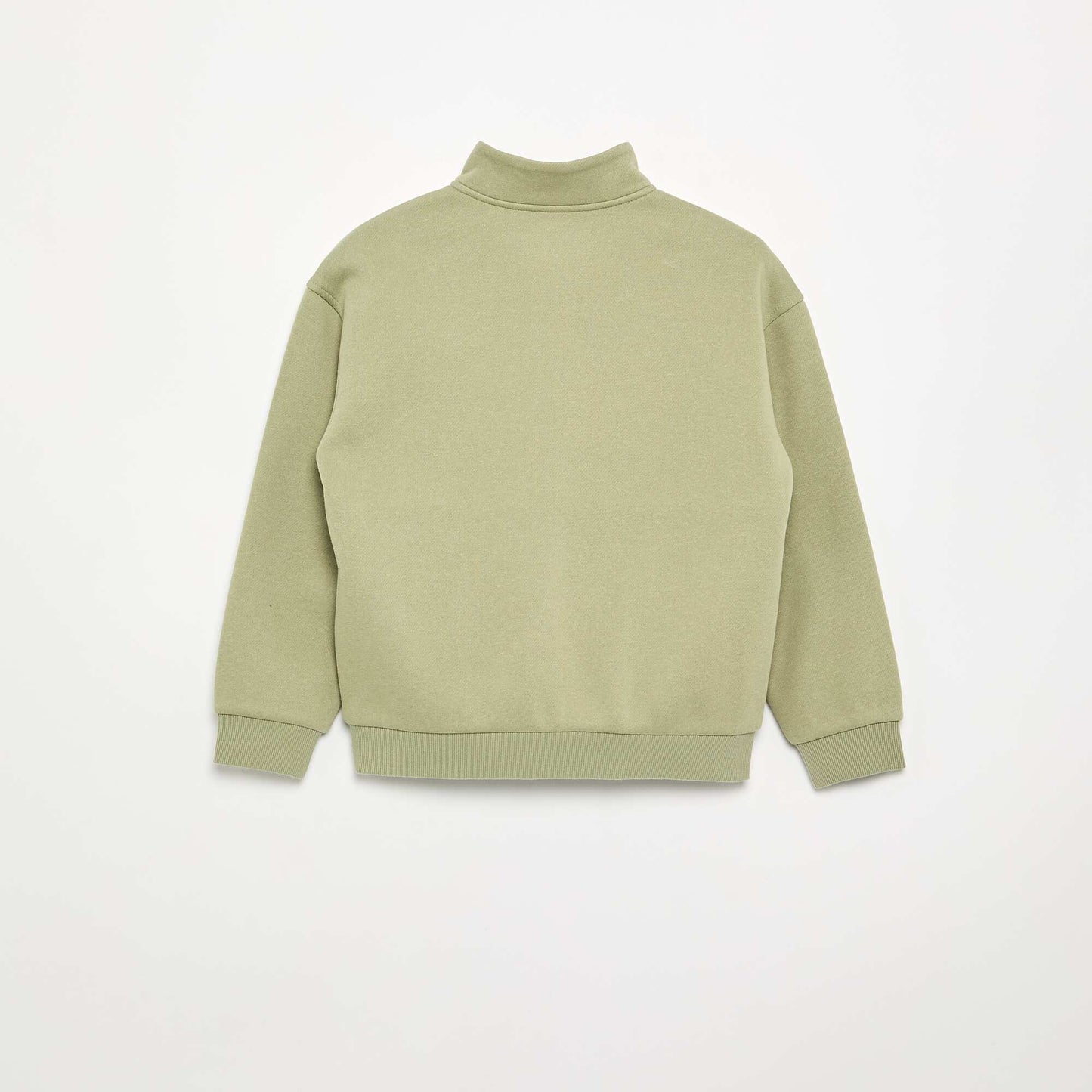 Quarter-Zip Fleece Sweatshirt GREEN