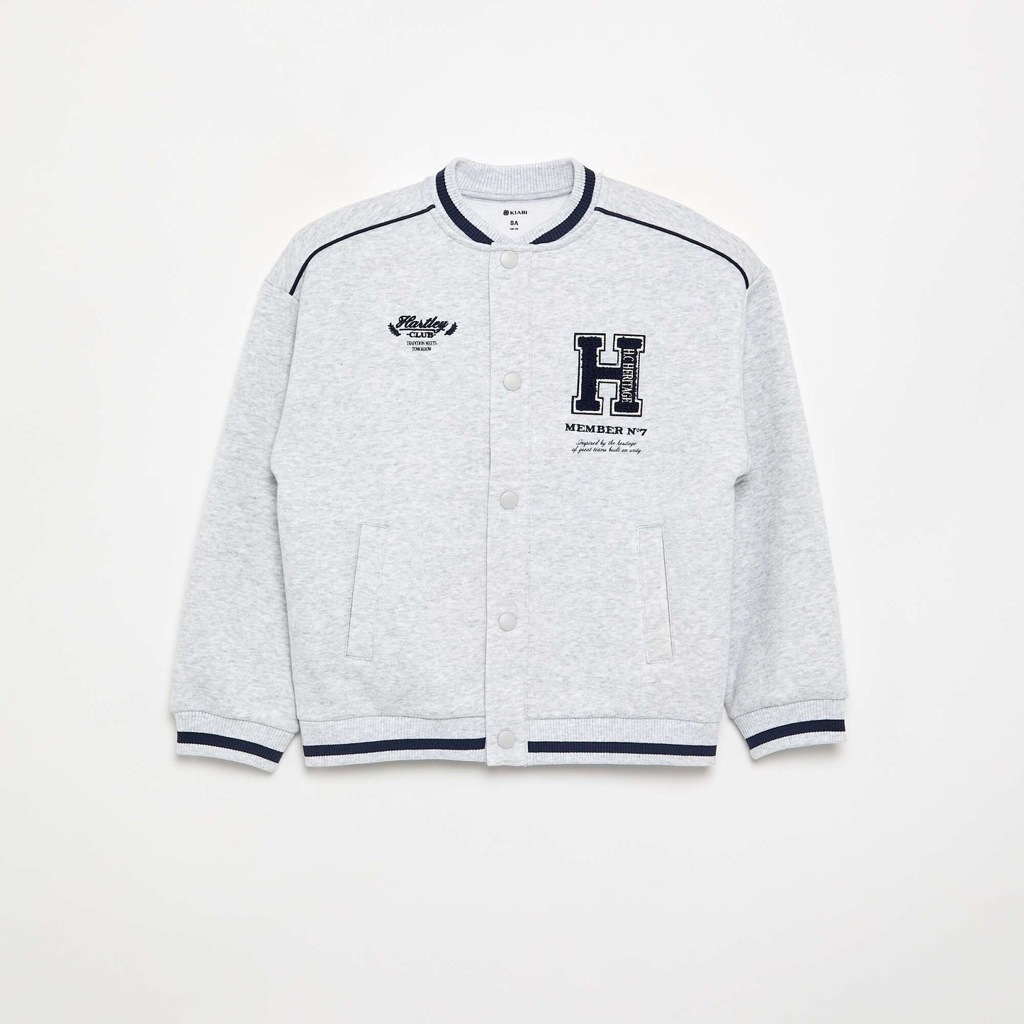 Fleece Bomber Jacket GREY