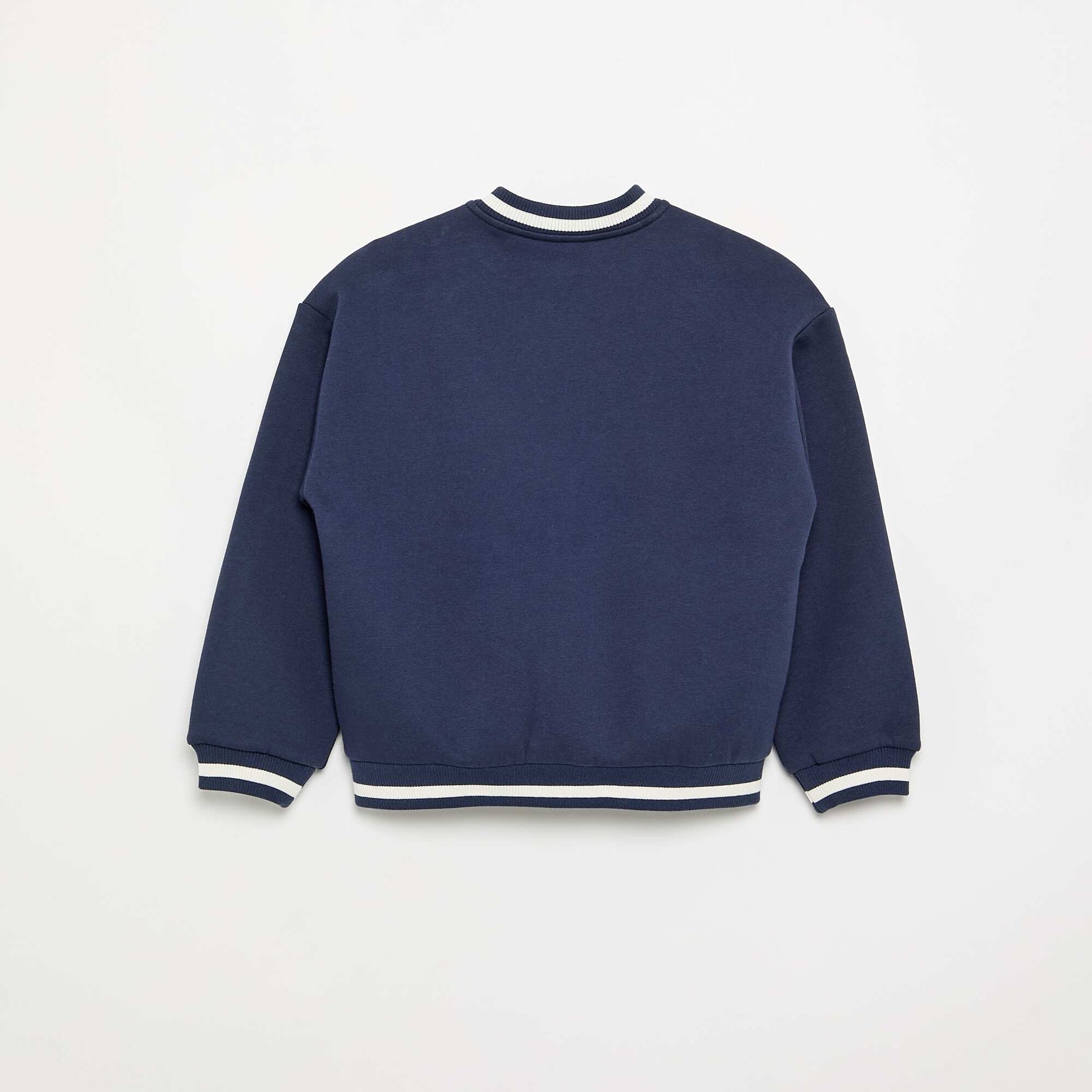 Fleece Bomber Jacket BLUE