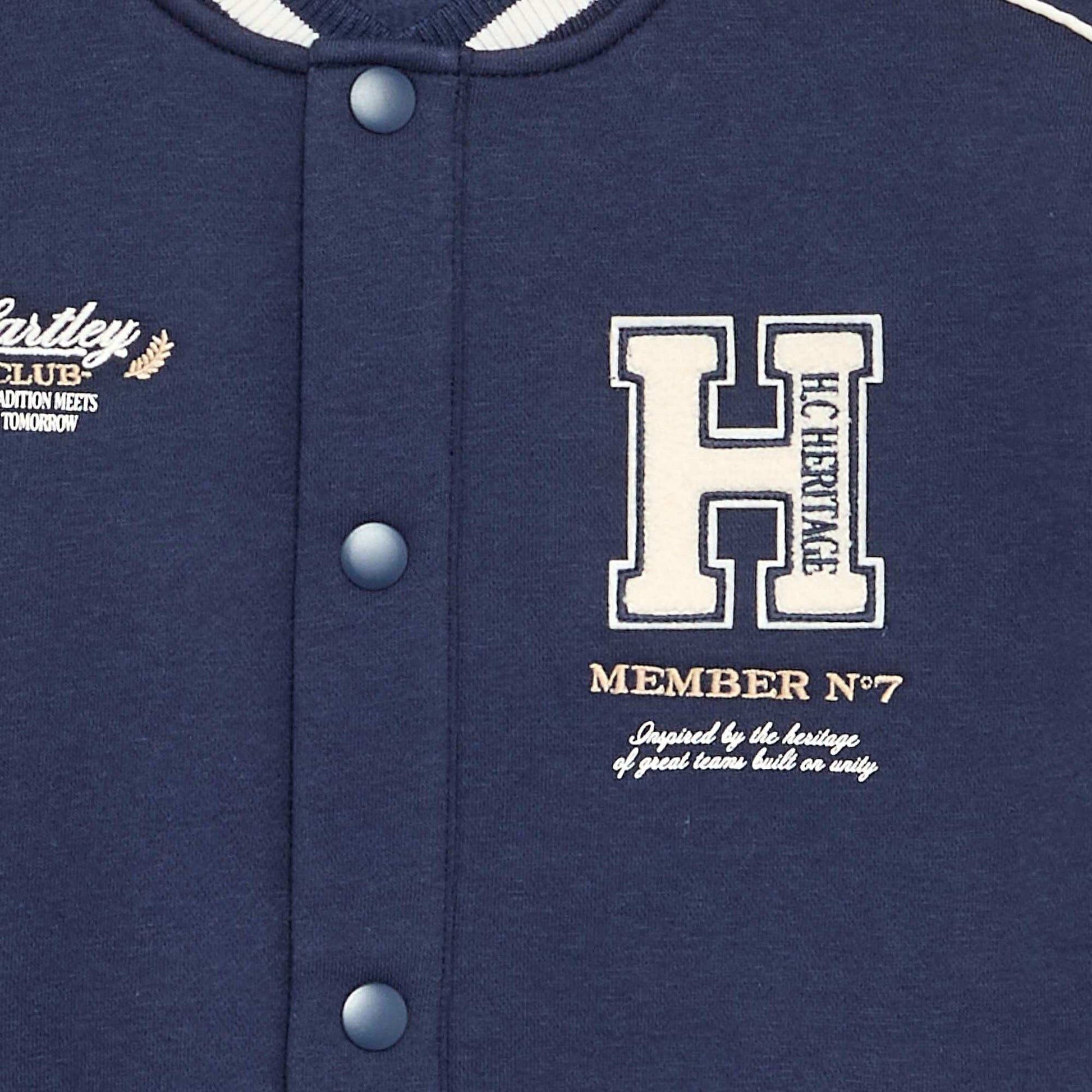 Fleece Bomber Jacket BLUE