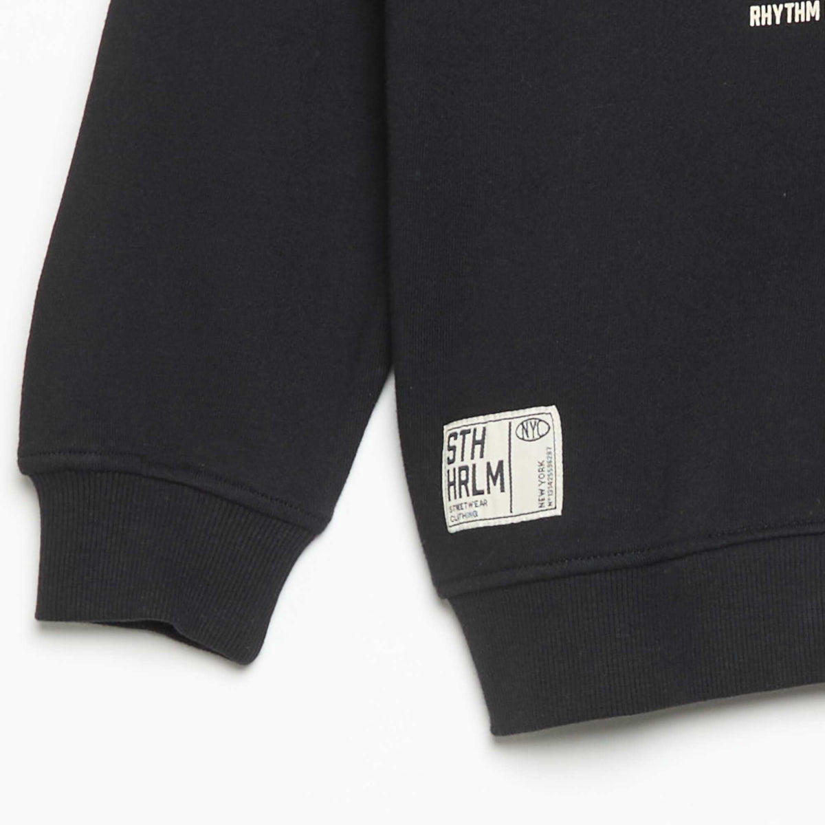 Sweatshirt and Jogger Set - 2 Pieces BLACK