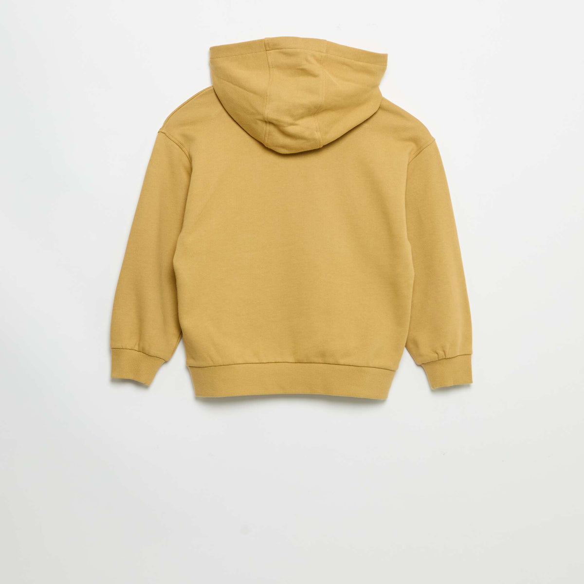 2-Piece Hooded Zip-Up Sweatshirt & Joggers Set YELLOW