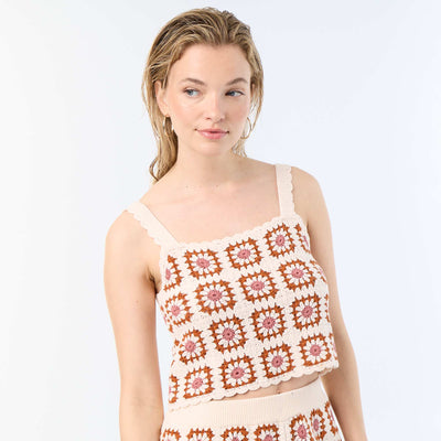 Crochet Top with Pattern PINK