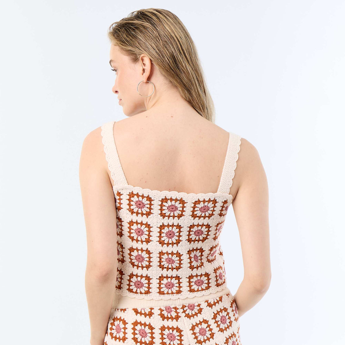 Crochet Top with Pattern PINK