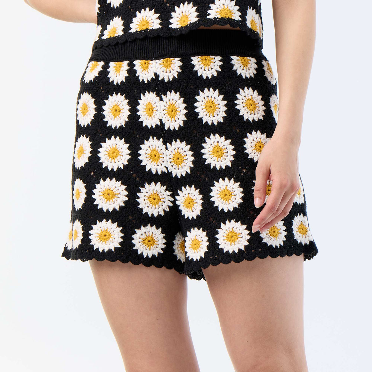 Crochet Shorts BLACK