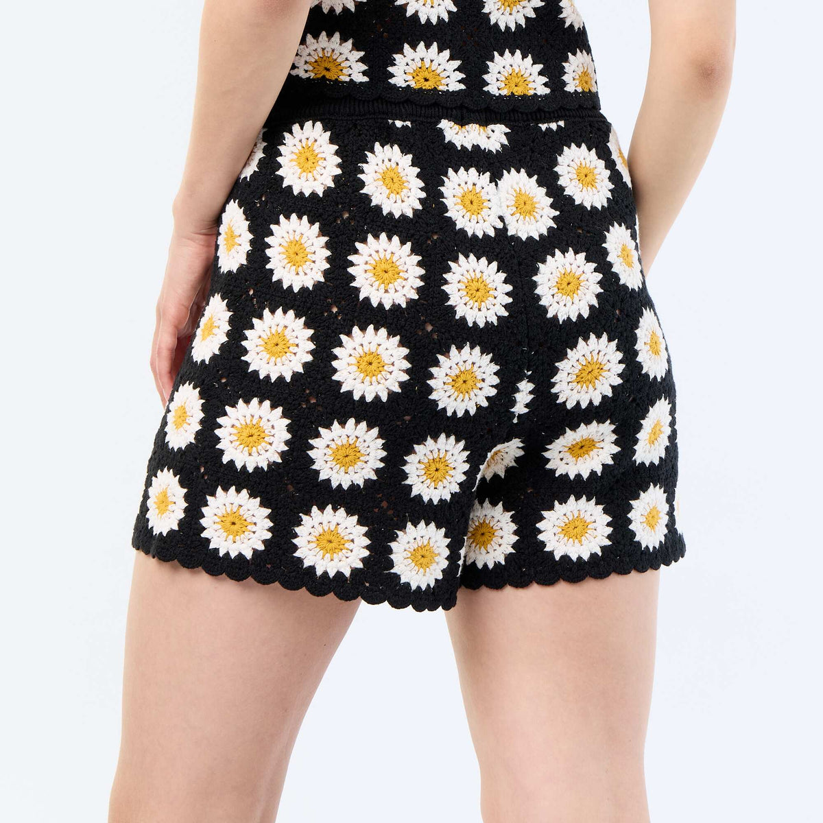 Crochet Shorts BLACK