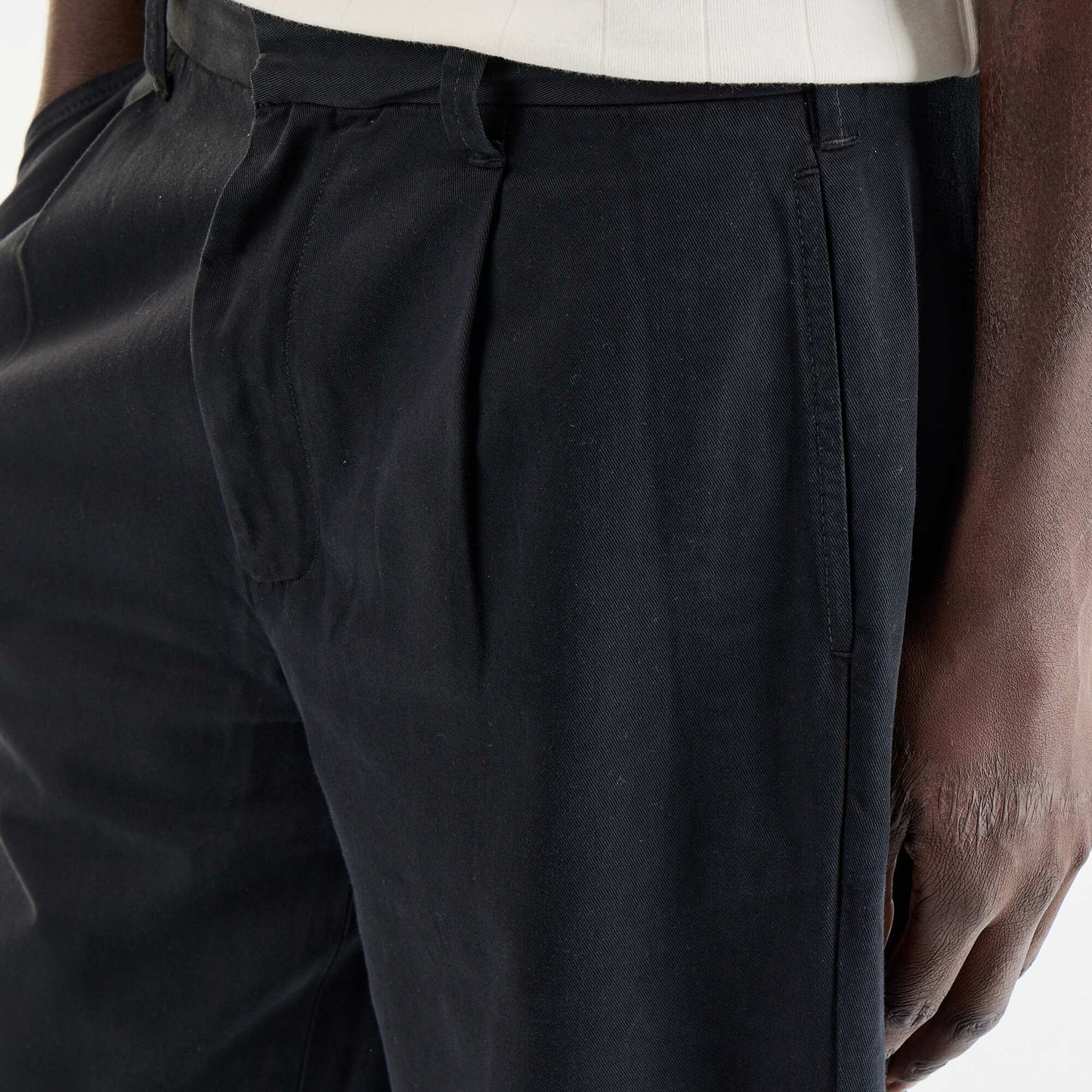 Soft-touch trousers BLACK