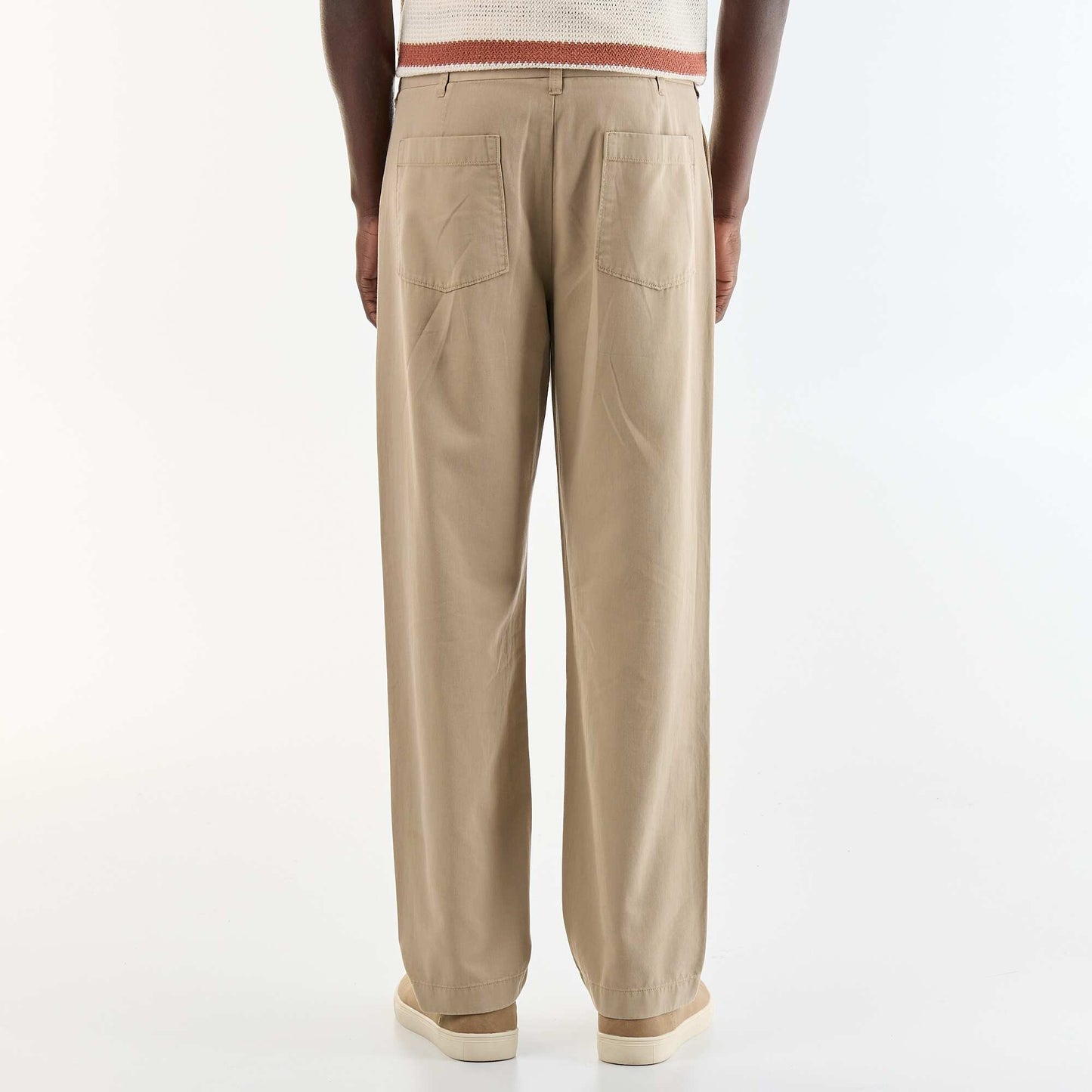 Soft-touch trousers BEIGE