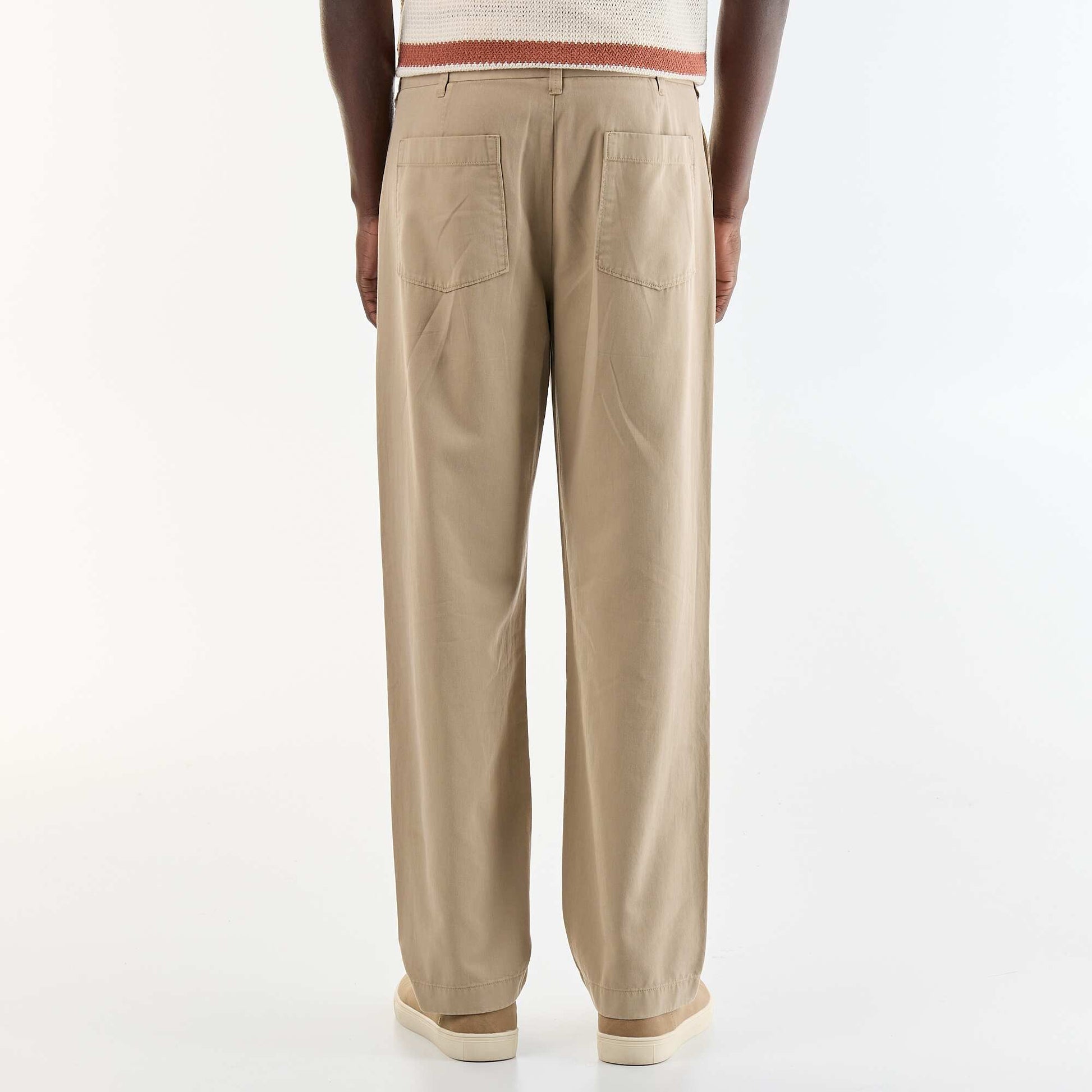 Soft-touch trousers BEIGE