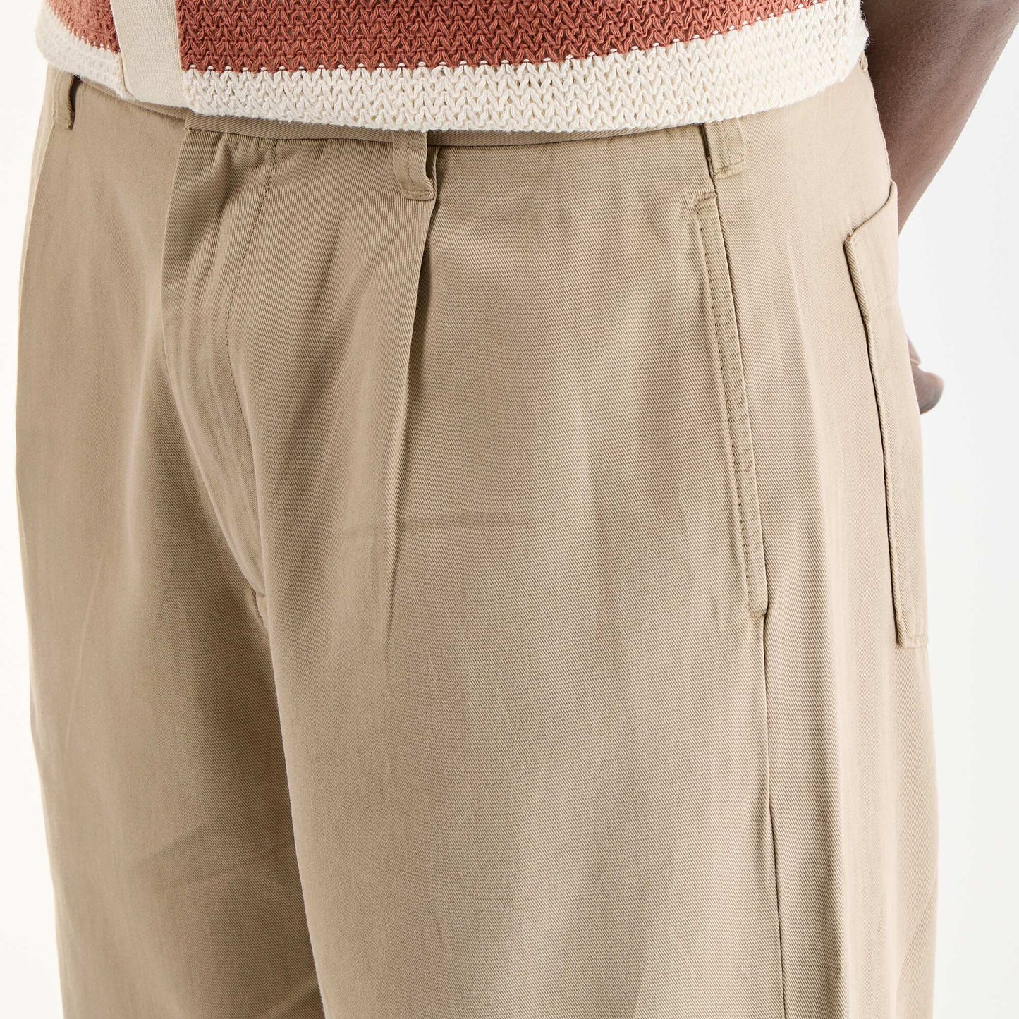 Soft-touch trousers BEIGE
