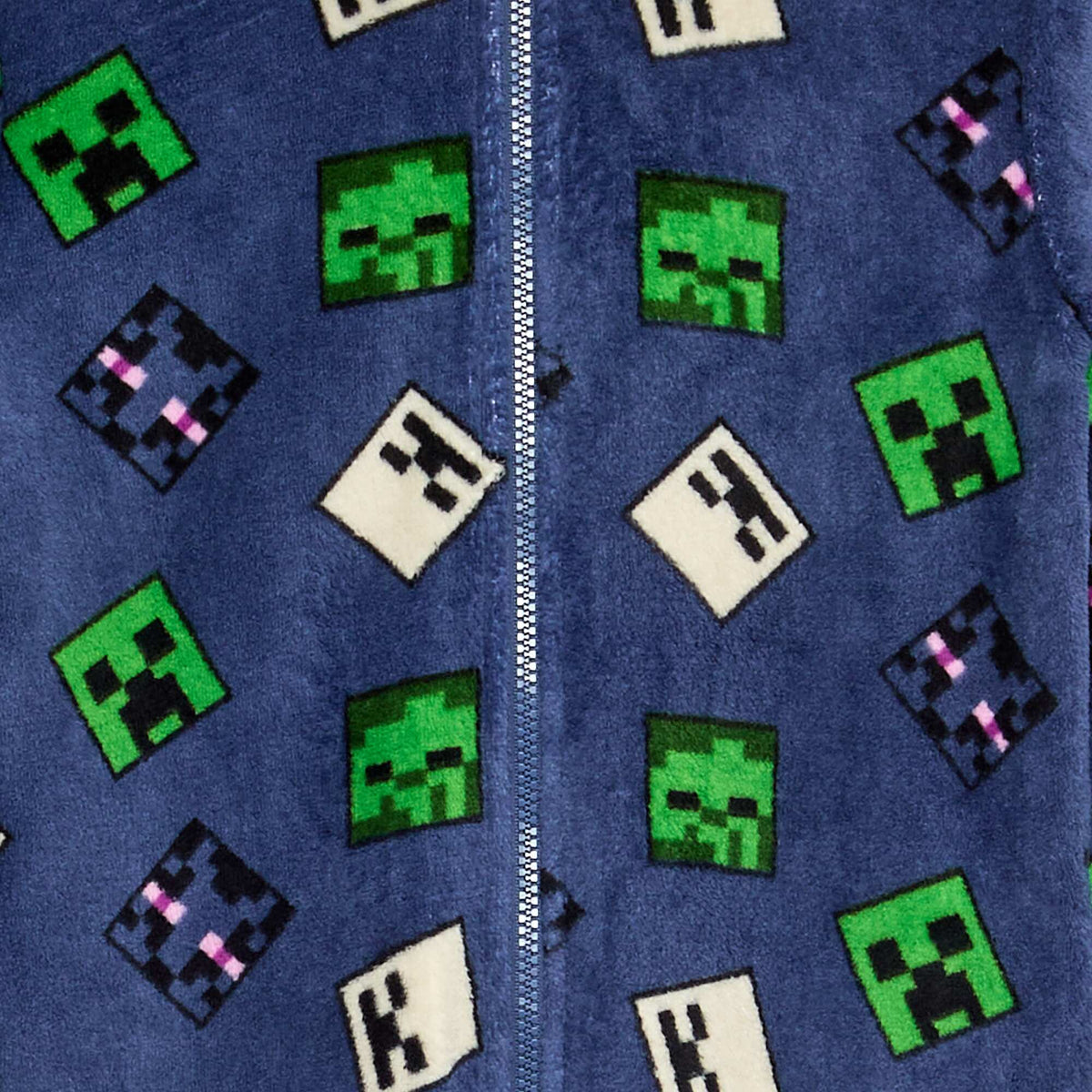 Long \'Minecraft\' Onesie BLUE