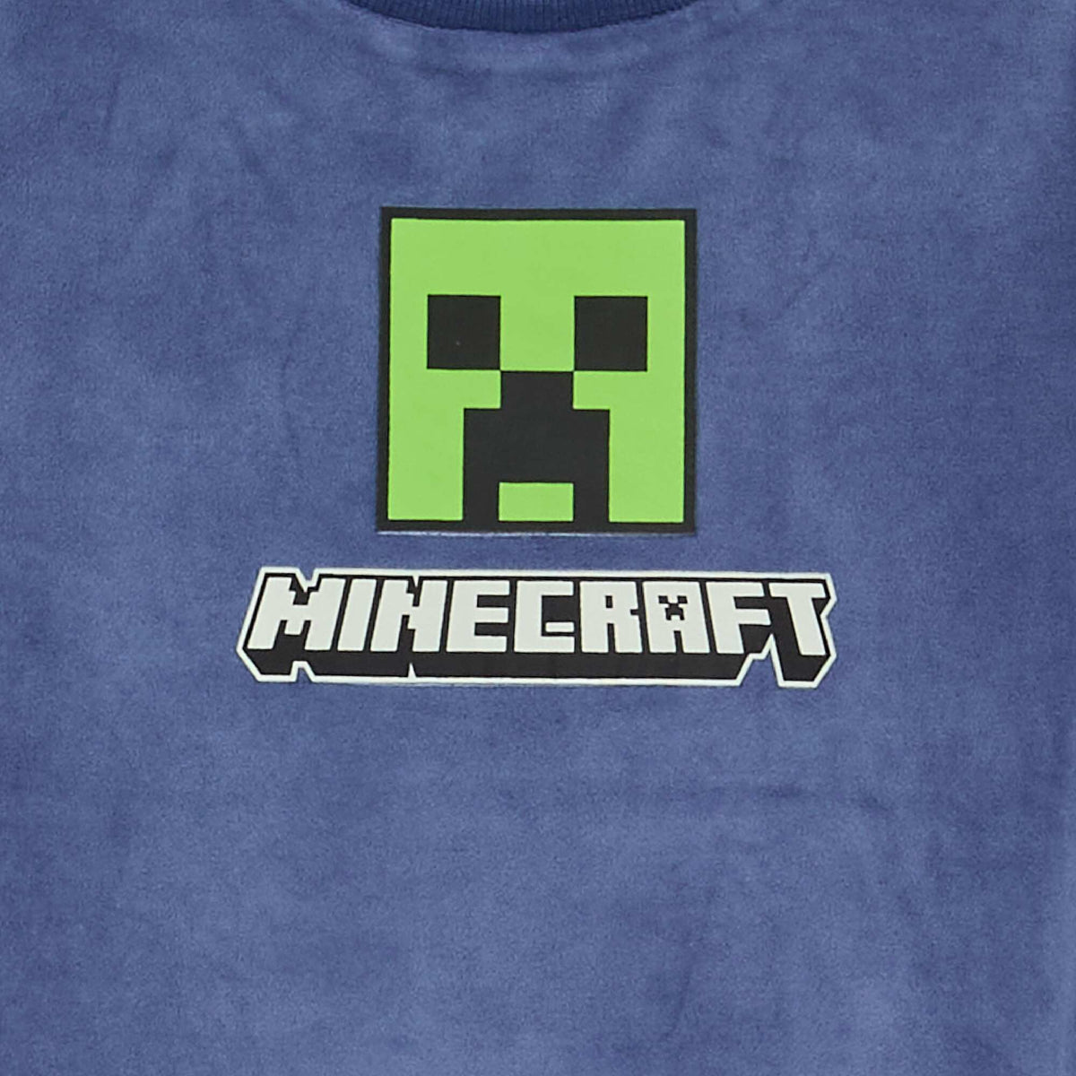 'Minecraft' 2-piece fleece pajamas - Long-sleeved T-shirt + pants BLUE