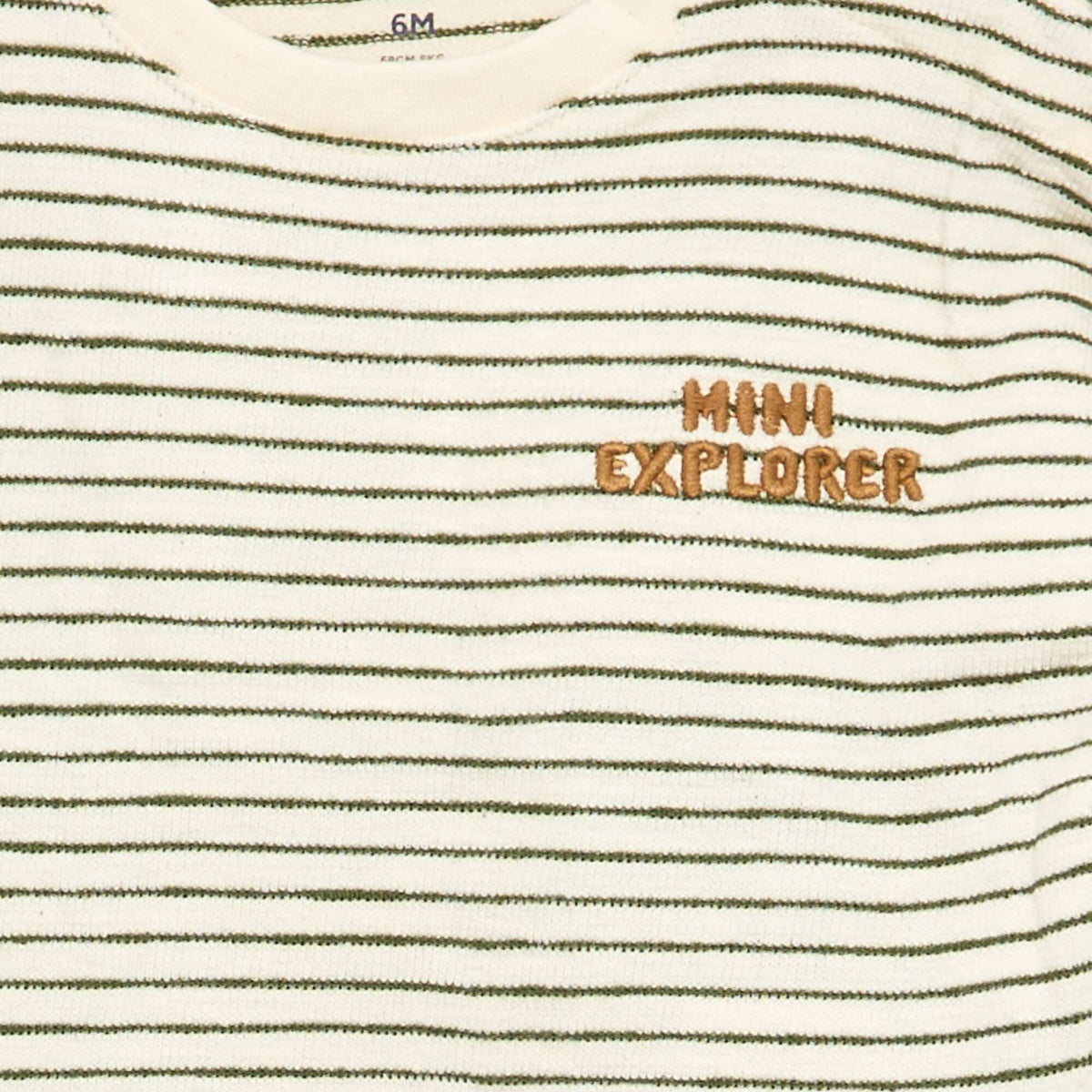 Striped long-sleeved T-shirt GREEN