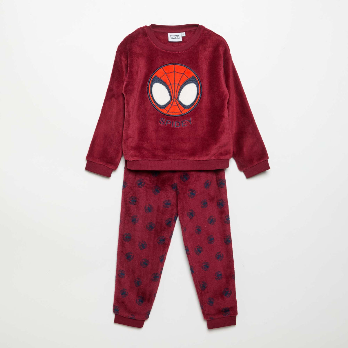 Marvel Spider-Man 2-piece Pajamas - Sweatshirt + Pants RED