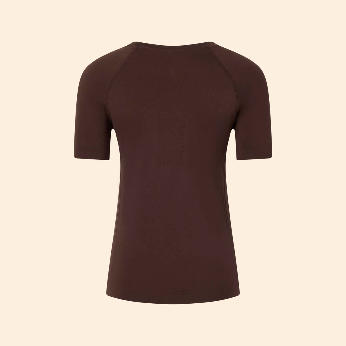 Second-skin effect sports t-shirt BROWN