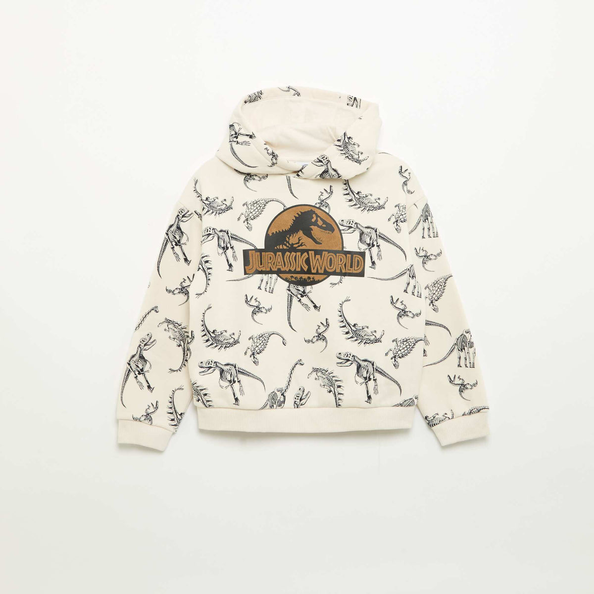 'Jurassic World' Hooded Sweatshirt WHITE