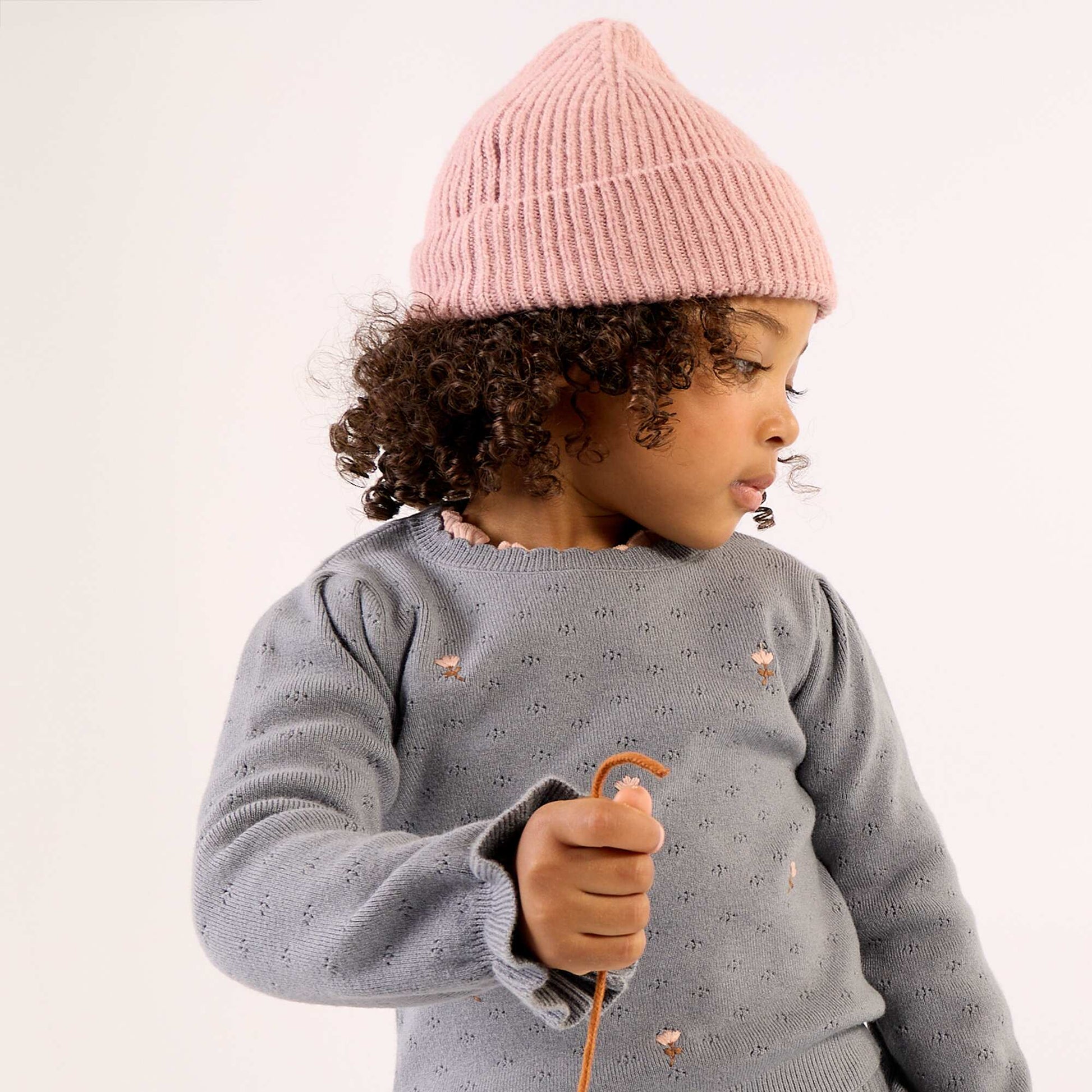 Chunky Knit Beanie PINK