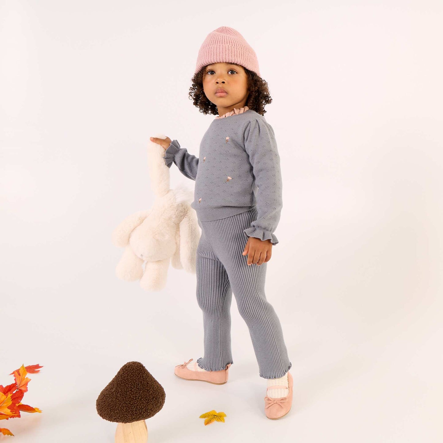 Chunky Knit Beanie PINK