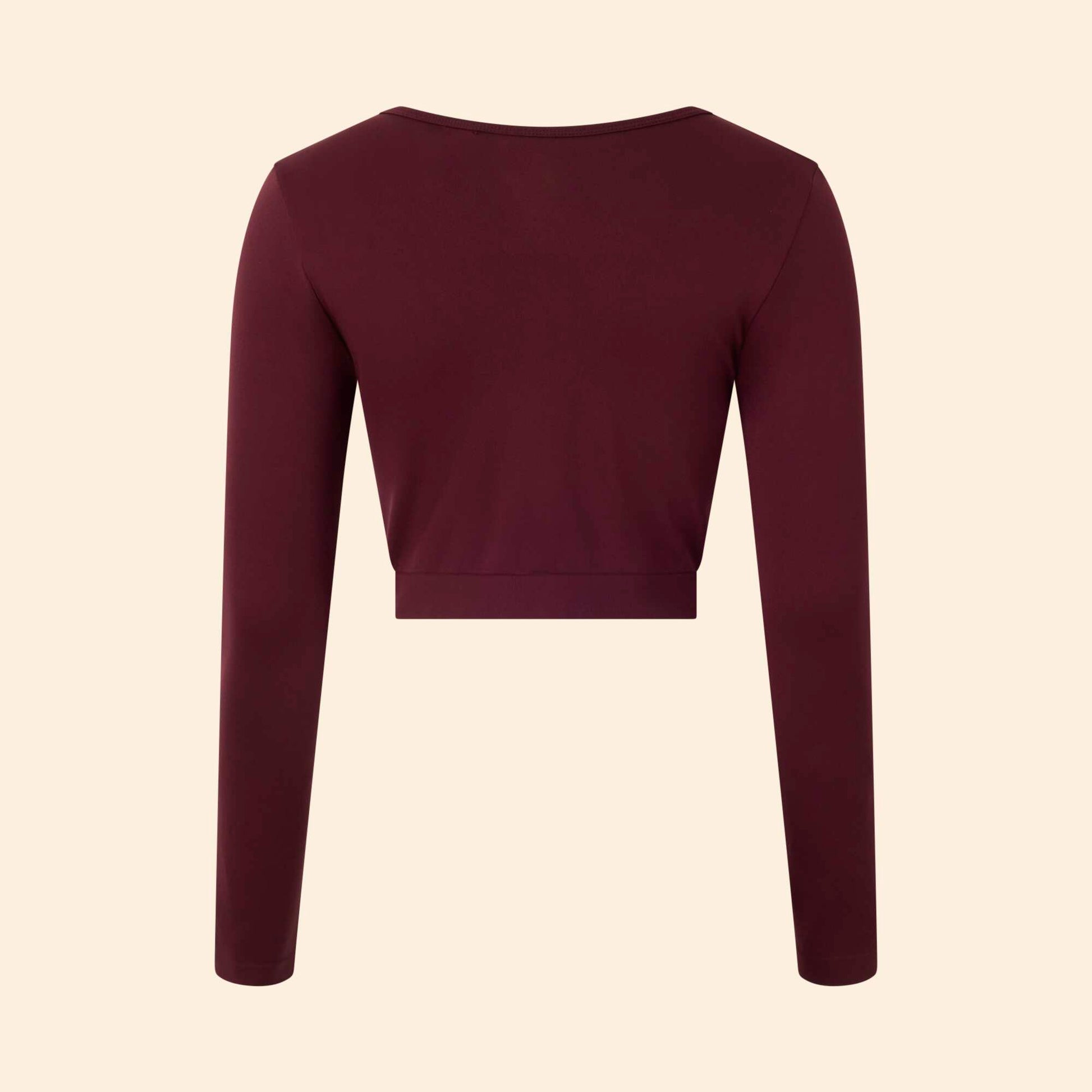 Long-sleeved sports t-shirt RED