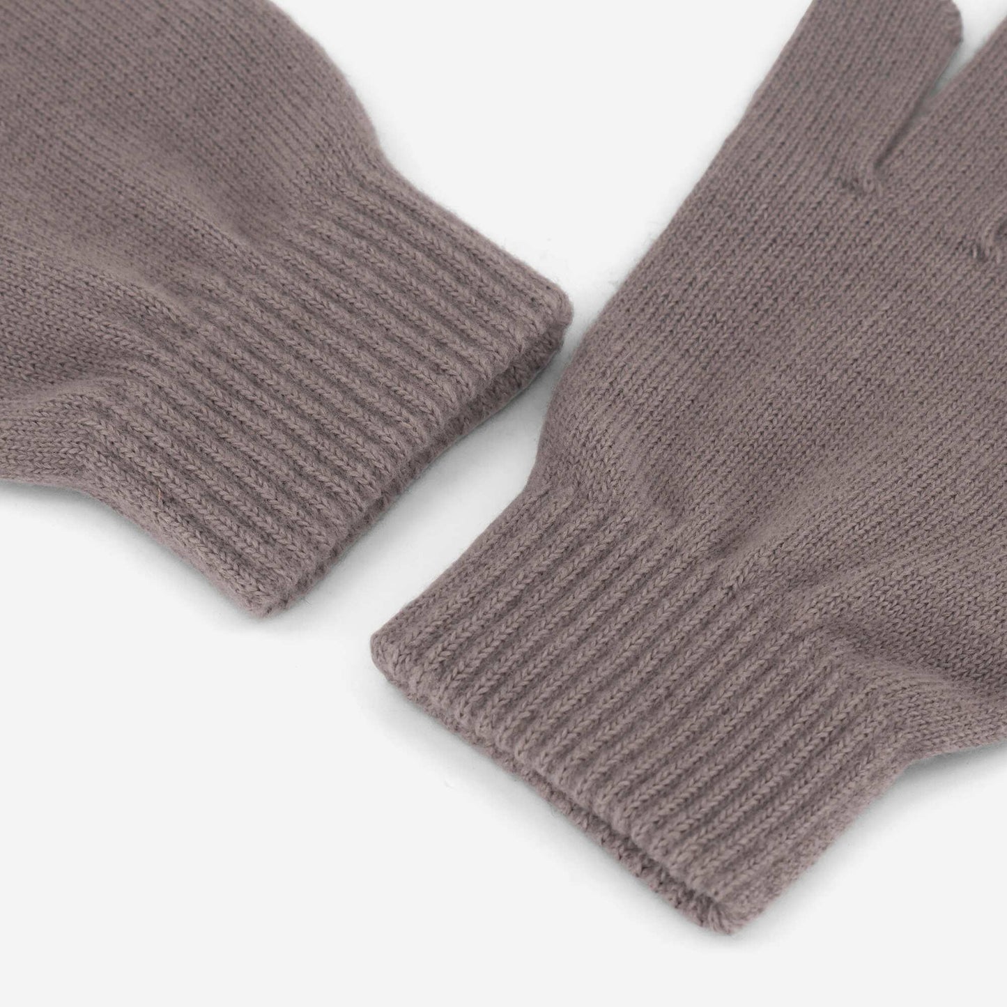 Pack of 2 pairs of knit gloves BEIGE