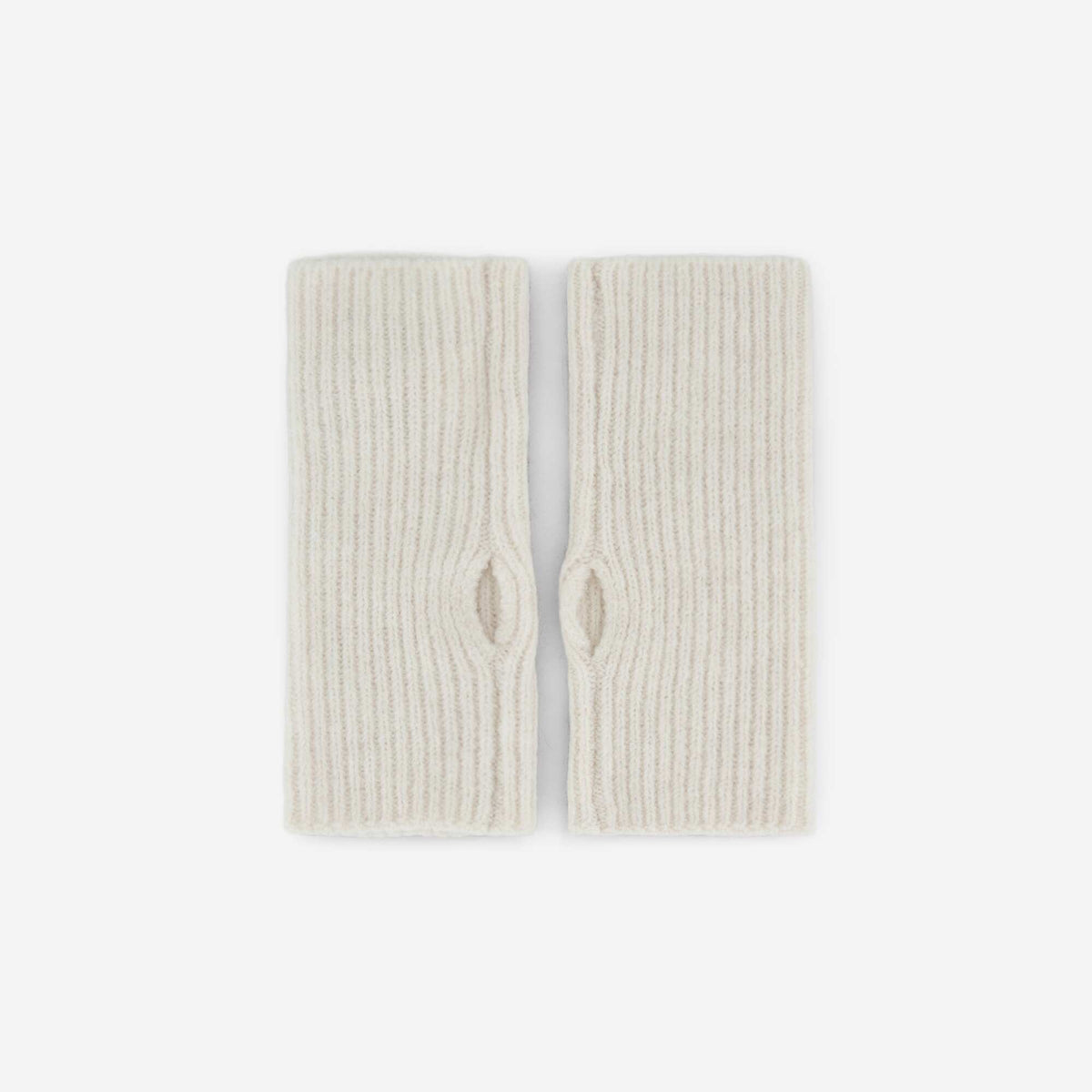 Fingerless Cuff Gloves BEIGE