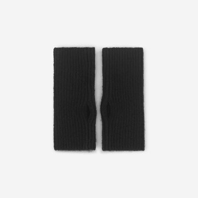 Fingerless Cuff Gloves BLACK