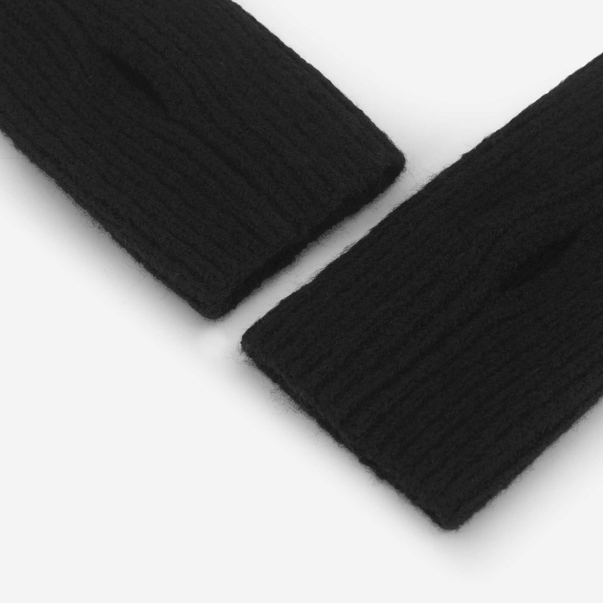 Fingerless Cuff Gloves BLACK