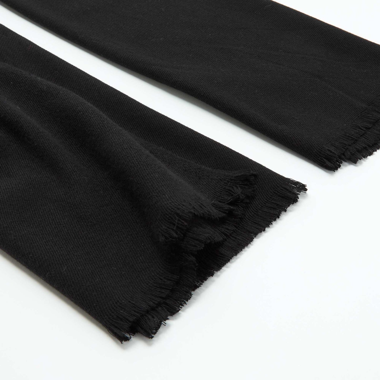 Oversized Rectangular Scarf BLACK