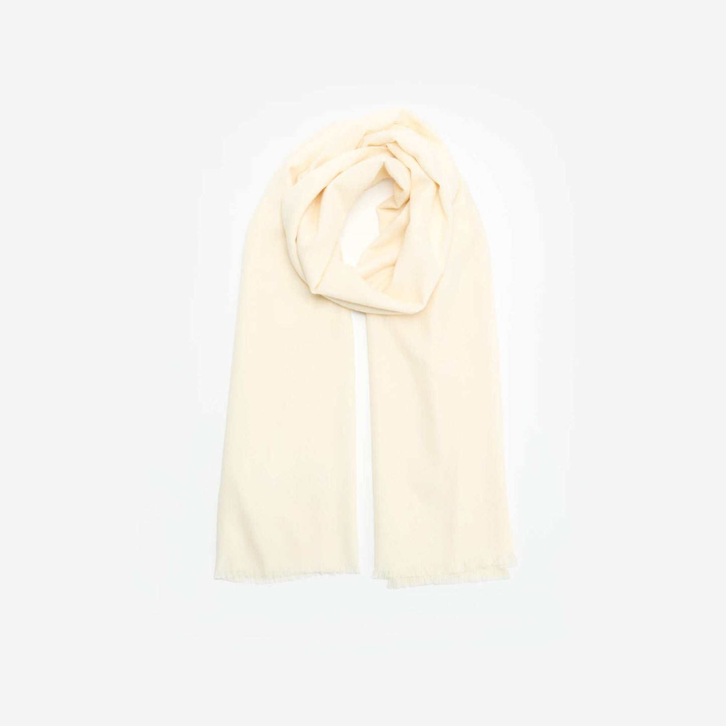 Oversized Rectangular Scarf BEIGE