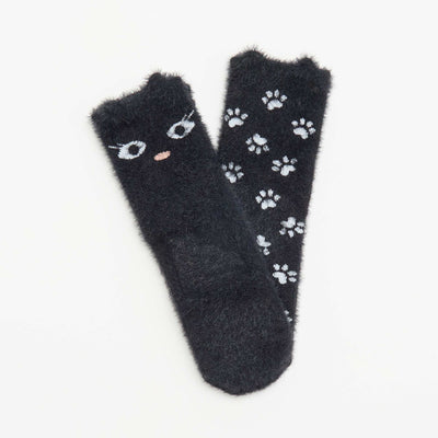 Pack of 2 pairs of novelty ankle socks BLACK