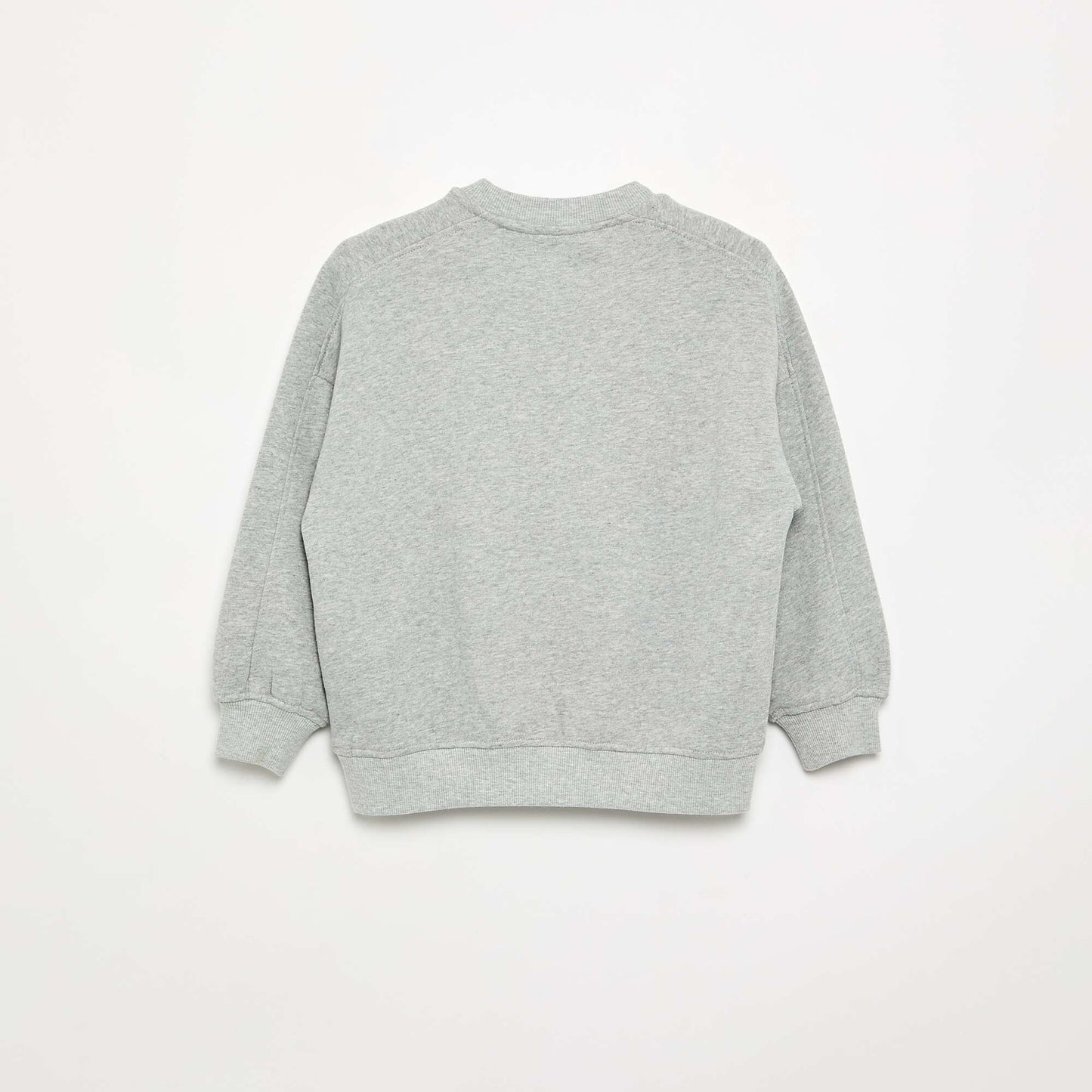 Printed Oversized Sweatshirt GREY
