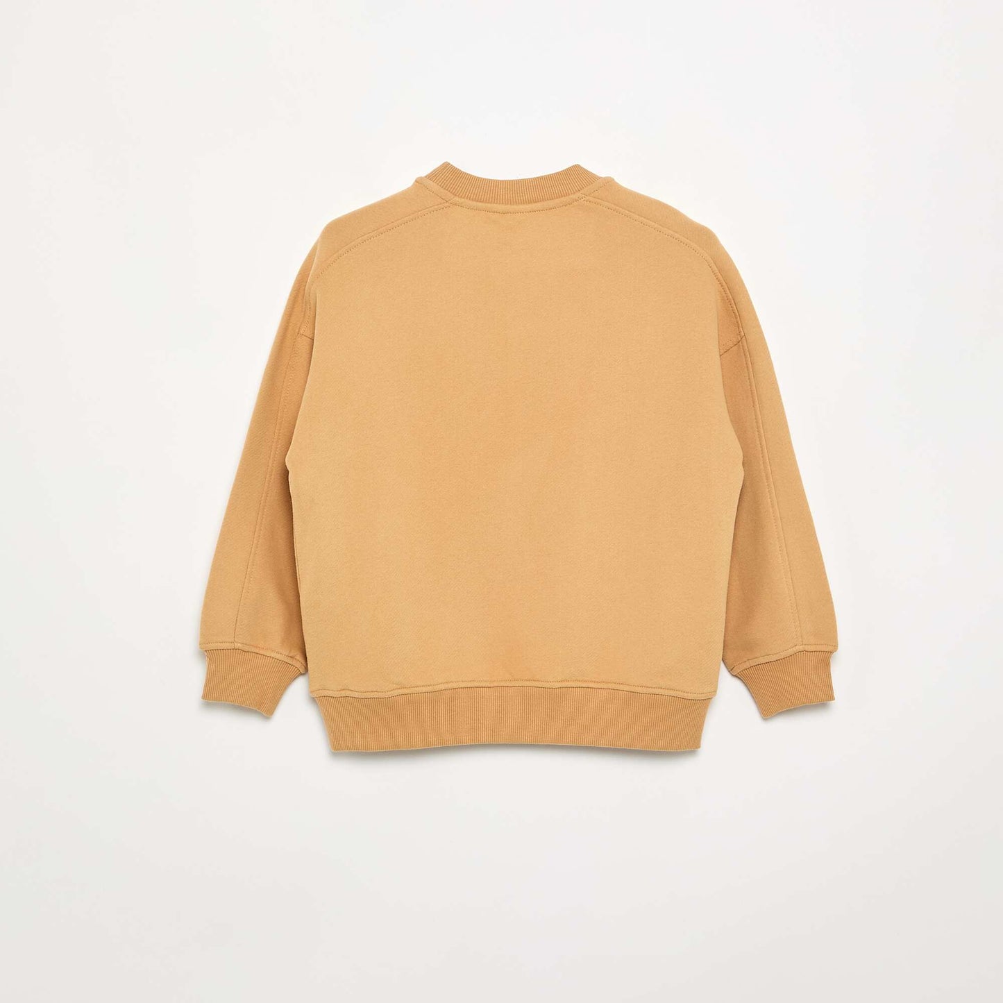 Printed Oversized Sweatshirt BEIGE