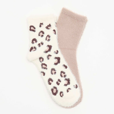 2-Pack Ankle Socks BROWN
