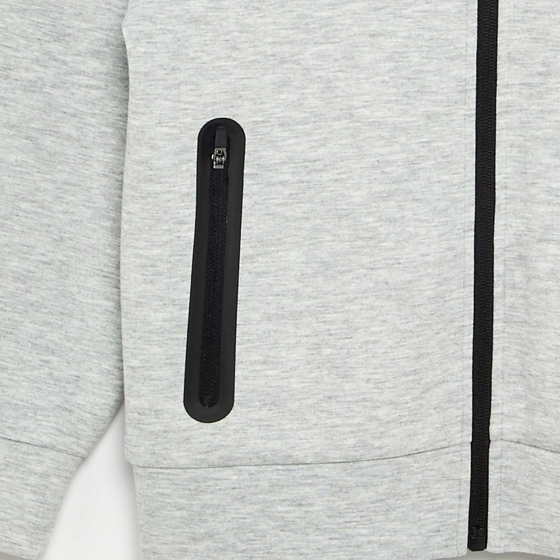 Zipped Hooded Sweatshirt with 2 Zip Pockets GREY