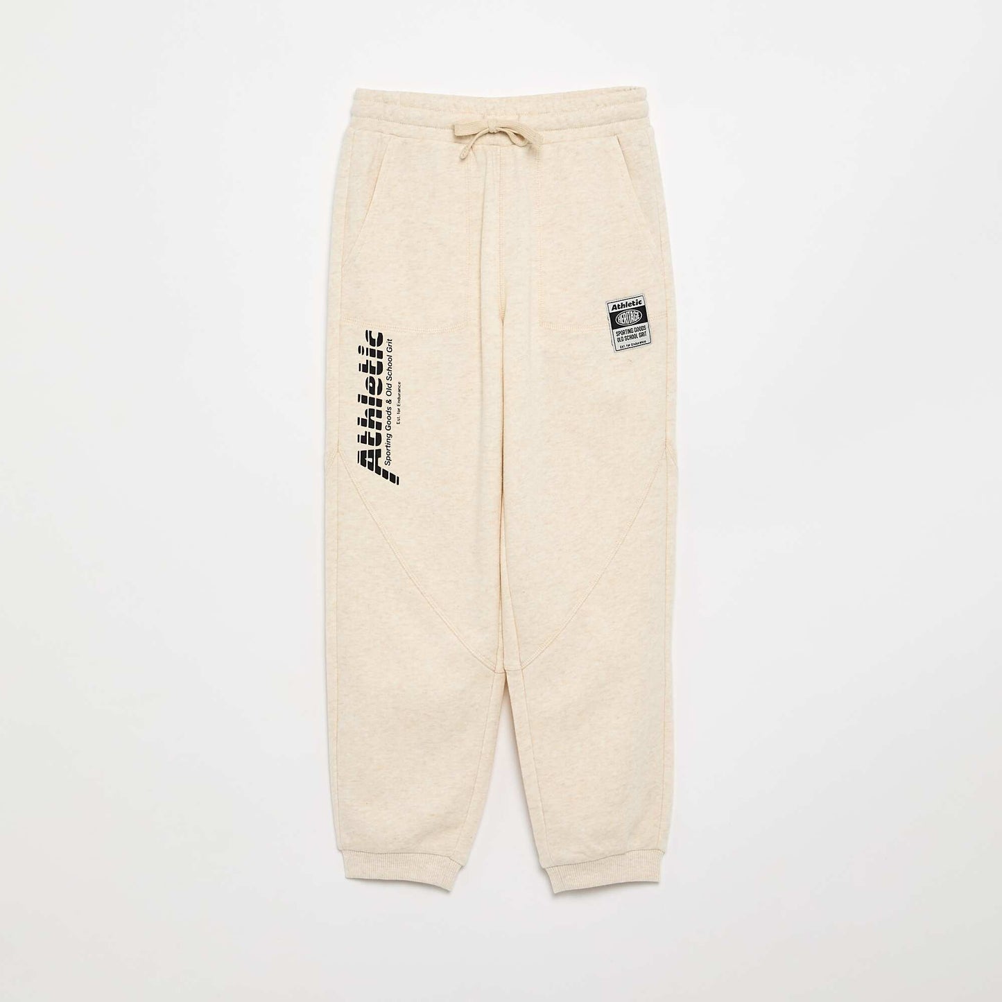 French Terry Sport Joggers BEIGE