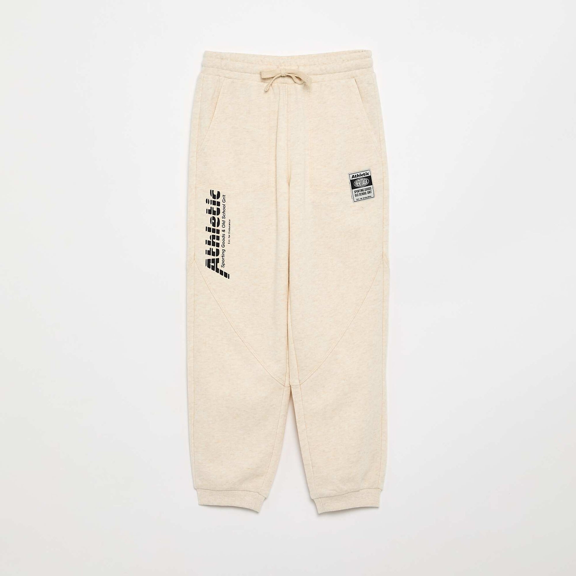 French Terry Sport Joggers BEIGE