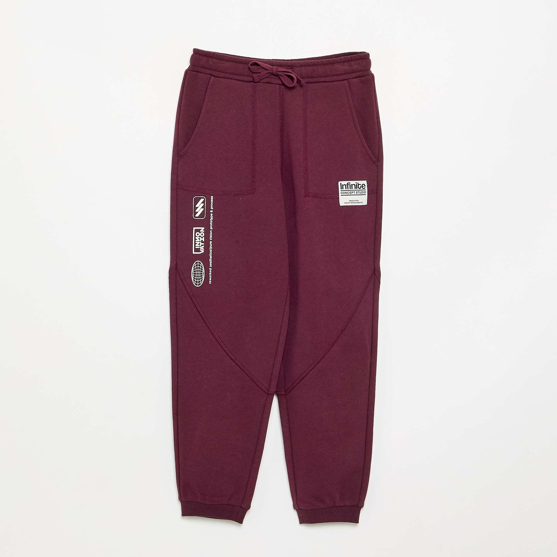 French Terry Sport Joggers RED