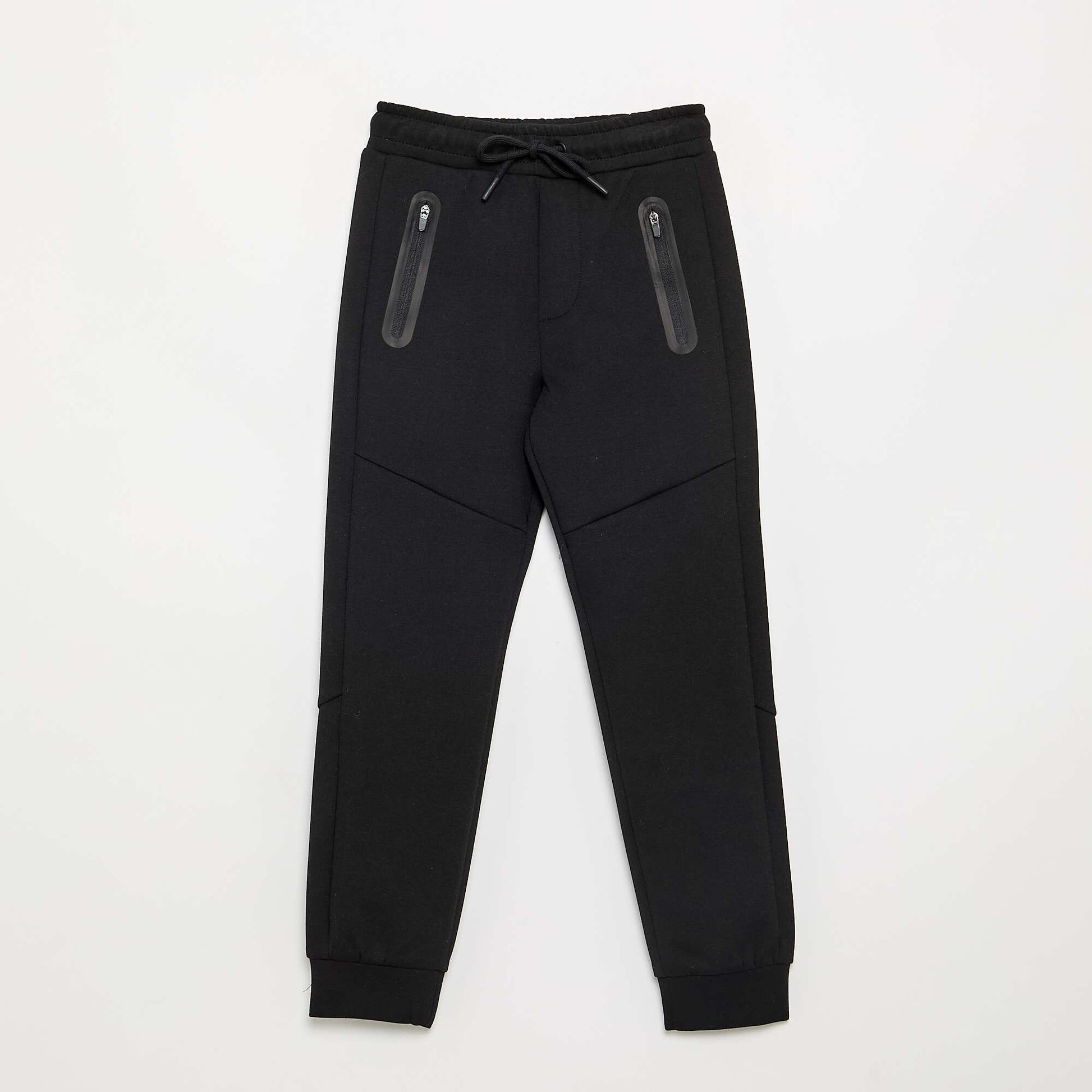 Jogger pants with pockets BLACK
