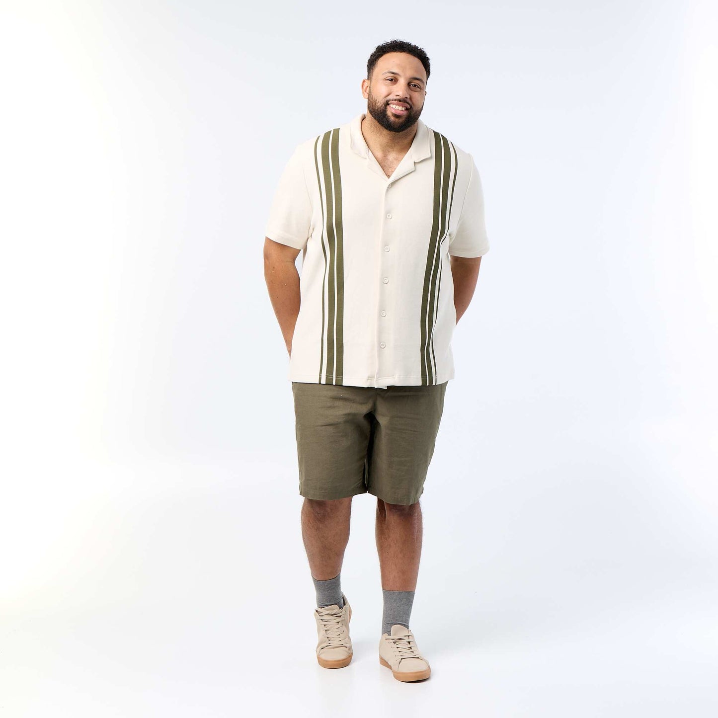 Short-sleeved shirt KHAKI
