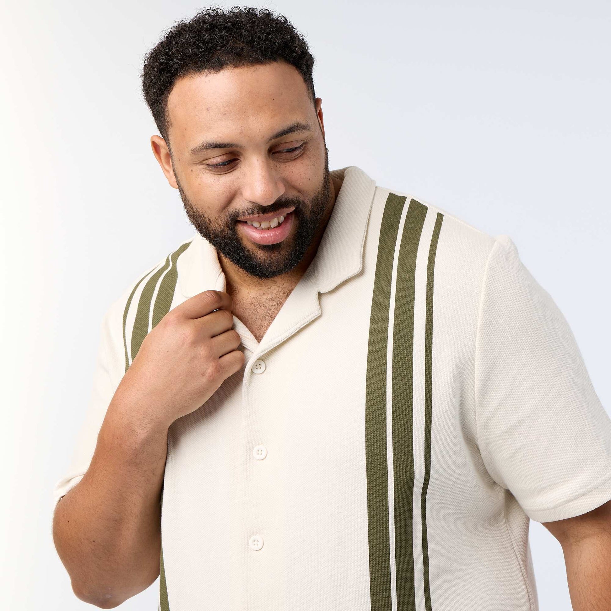 Short-sleeved shirt KHAKI