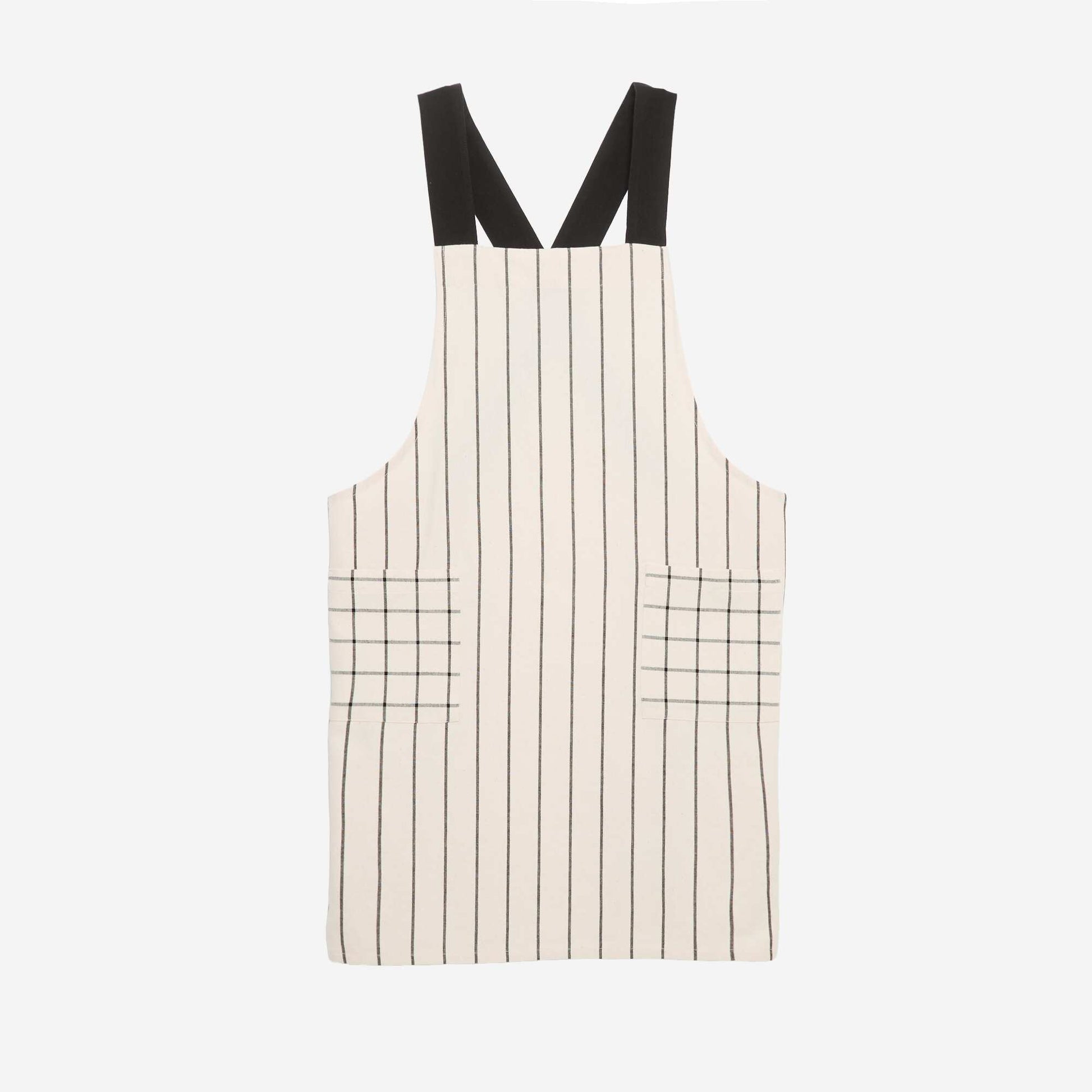 Printed Kitchen Apron BLACK