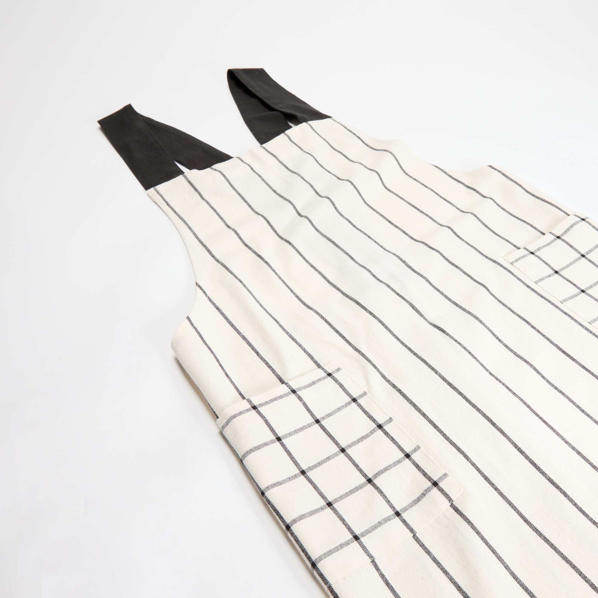 Printed Kitchen Apron BLACK