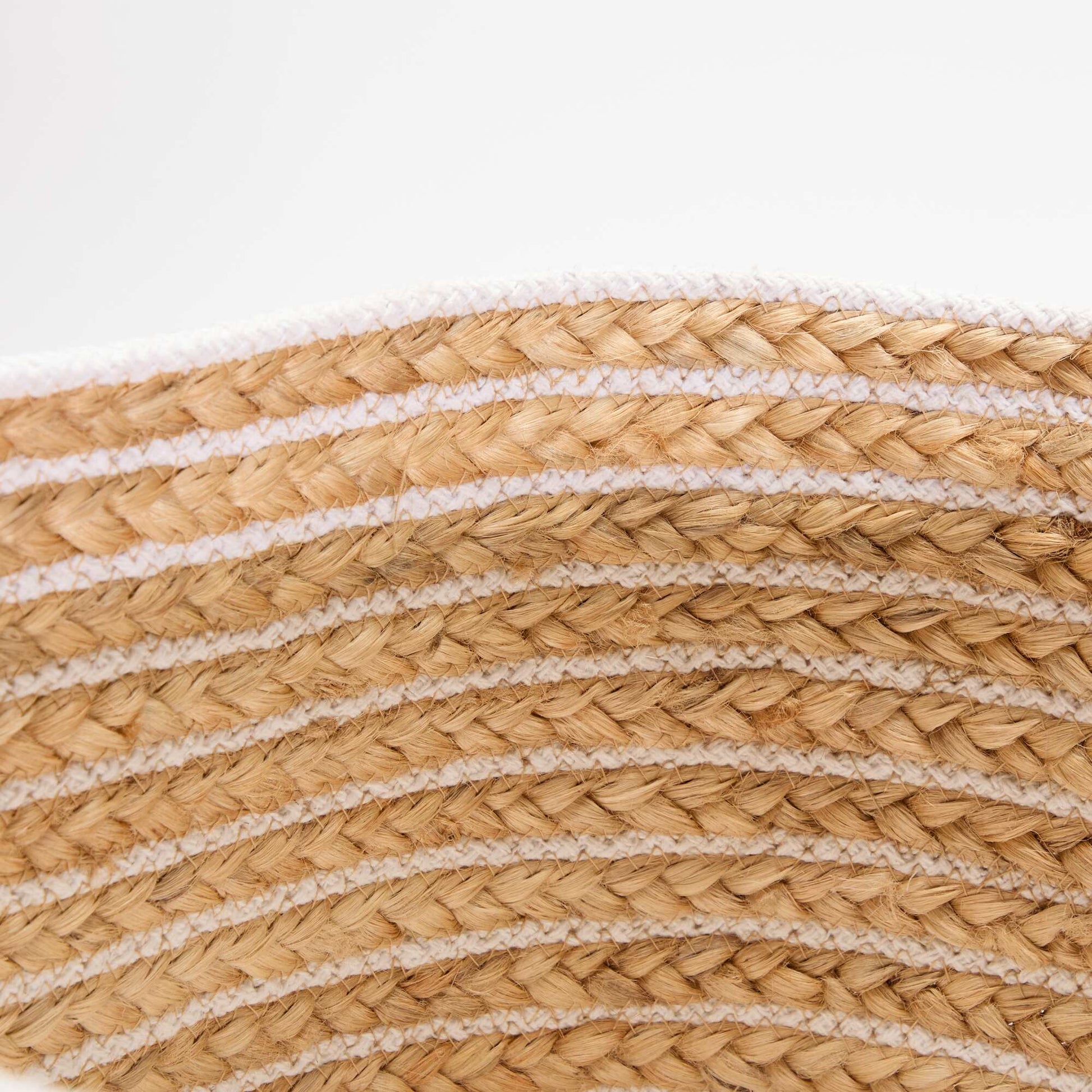 Laundry basket with handles WHITE